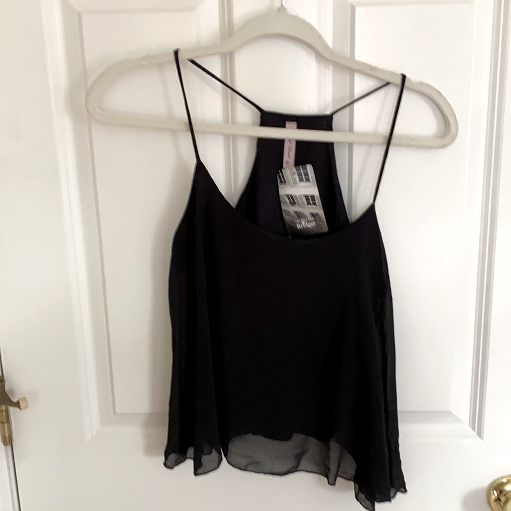 NWT Black Tank Blouse